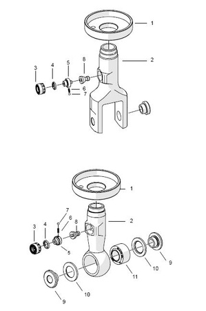 End piece amortisseur Ohlins 