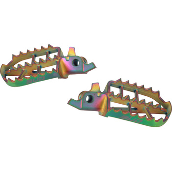 Titanium footpegs BUD KTM 50->530 -HSB-Sherco-Beta-HVA->15