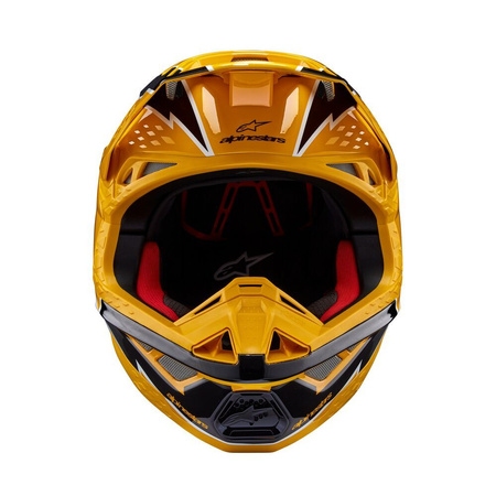 Casque Alpinestars S-M10 Ampress Black Yellow Glossy XS