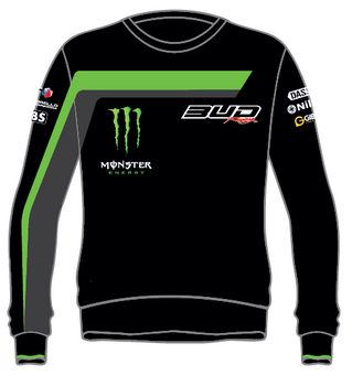 Sweat Staff Bud racing 18 Green/ Black L