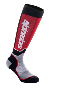 Chaussettes Alpinestars MX Plus Black Gray Red L