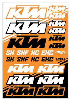 Planche stickers Factory Effex KTM SX