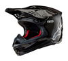 Casque Alpinestars S-M10 Solid Black Glossy Carbon XS