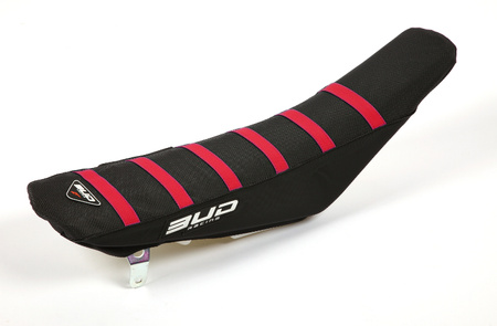 Housse selle BUD Full Tract BETA 2T/4T 13/19 Blue/red - Red lines +po