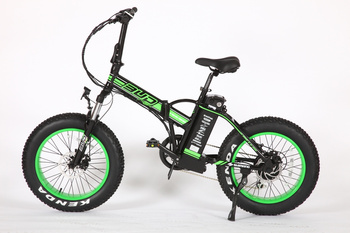 Vélo électrique pliable Bud Racing Black Green