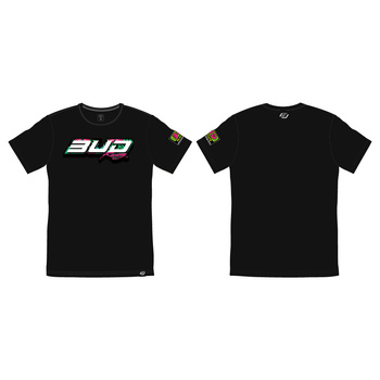 Tee Shirt BUD RACING Logo Black Tropical S