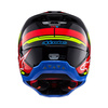 Casque Alpinestars S-M5 Action 2 Black Yellow Flu Bright Red Glossy L