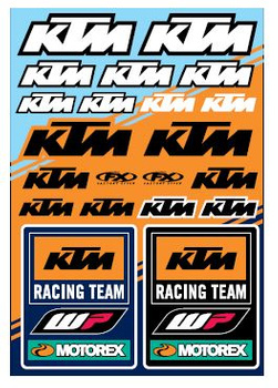 Zestaw naklejek stickers Factory Effex KTM Racing