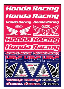 Planche stickers Factory Effex Honda Racing