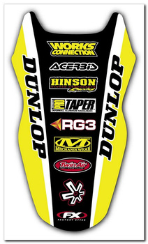 Déco garde boue arrière FX 250 RMZ 07/09