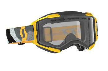 Gogle Scott Fury Enduro Camo Grey/ Yellow Clear Works