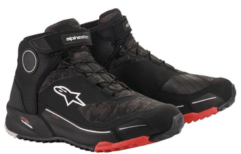 Alpinestars Riding Shoes CR-X Drystar Black Camo Red 12 (47)