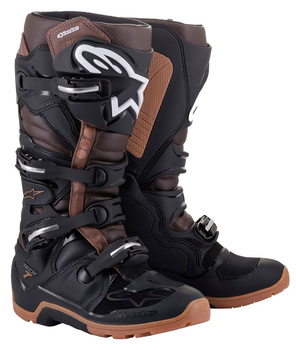 Bottes Alpinestars Tech 7 Enduro Black Dark Brown 10 (44.5)