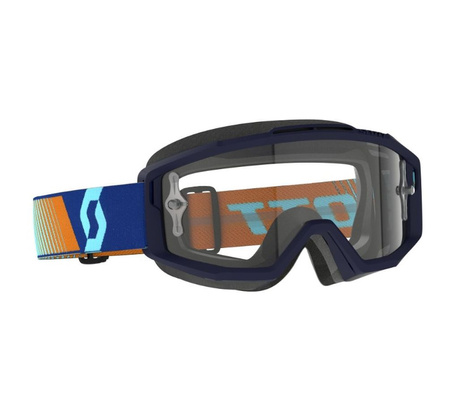 Masque Scott Split OTG Royal Blue Orange  / Clear Works