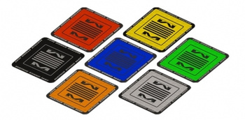 Tapis de sol Matrix M5 Stand Mats 61x61cm green