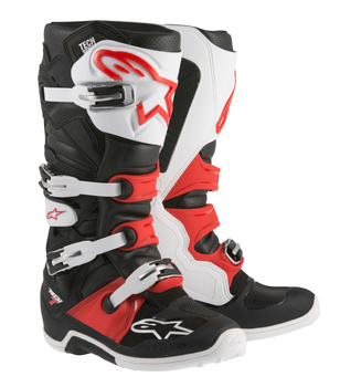 Buty Alpinestars Tech 7 Black/White/Red