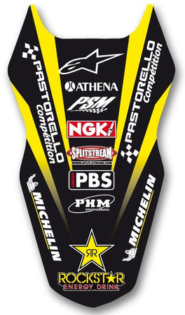 Déco de GB arriere BUD RMZ 250 10->+RMZ 450 08->