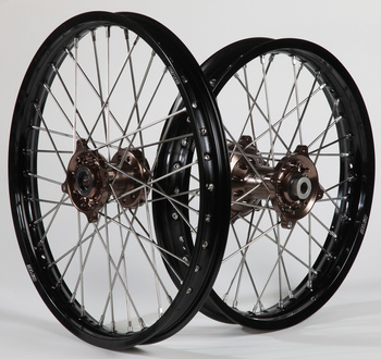 Roues avant + arrière BUD V5 65 YZ 18->  Blue/Blue 12/14'