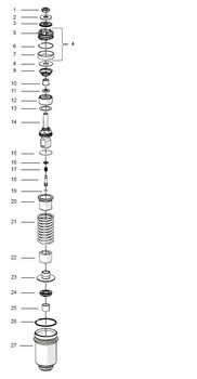 Rondelle valve de fourche Ohlins