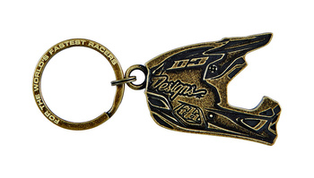 Porte Clefs TLD D3 Helmet Keychain Antique Brass