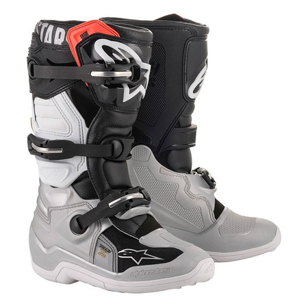 Bottes Enfant Alpinestars Tech 7S Black Silver White Gold 4 (37) 