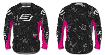 Jersey BUD Air Contest Black/Magenta M