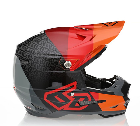 6D dziecięcy kask  ATR-2Y Range Red YLG