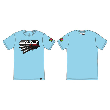 Tee Shirt BUD RACING Superpose Light Blue L