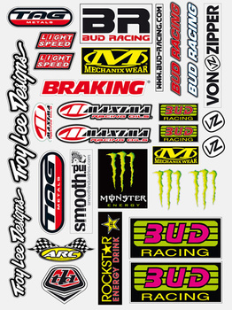 Plaquette stickers divers - Bud  (prédécoupés)