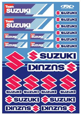 Zestaw naklejek stickers Factory Effex Suzuki Racing