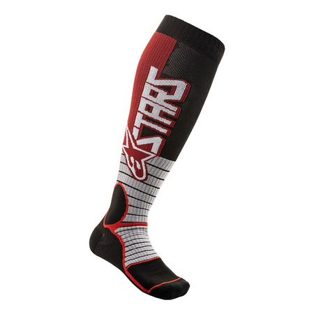 Chaussettes Alpinestars MX Pro Burgundy Black S