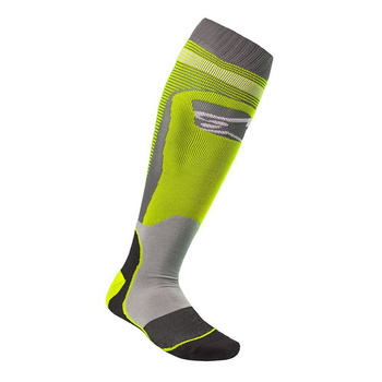 Chaussettes Alpinestars MX Plus-1 Yellow Fluo Cool Gray M