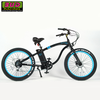 Vélo electrique Beach cruiser Bud racing Line Black/Aqua