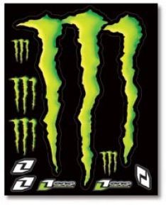 Zestaw naklejek stickers Monster large 15'