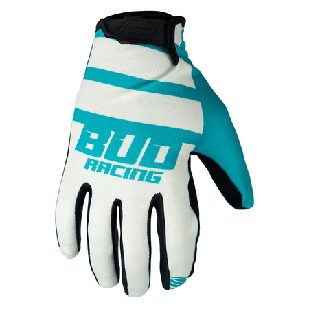 Gants enfants  BUD SX Lite Lazer Aqua White YXS