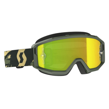 Masque Scott Primal Camo Kaki / Yellow Chrome Works