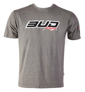 Tee shirt Bud racing Logo Heather Grey L