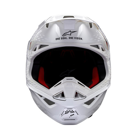 Casque Alpinestars S-M10 Solid White Glossy XS