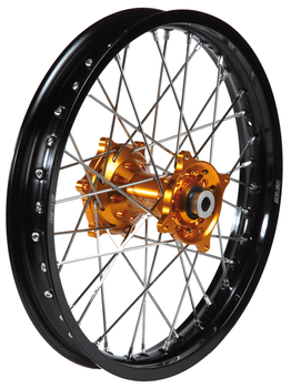 Roue avant BUD V5 125/250 02-> + 250-450 YZ/F 98/13 Black/Black