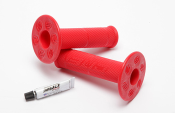 Poignées Bud Racing MX Grip avec tube de colle Grey