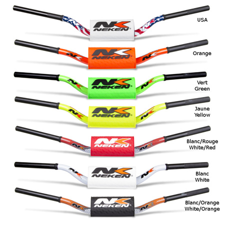 Guidon Neken réplica KTM Fluo Orange /Pad Orange-White  #R00182C-ORW