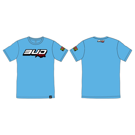 Tee Shirt BUD RACING Logo Sky Blue M