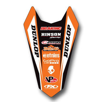 Déco garde boue arrière Factory Effex 125->450 SX/F 16/18