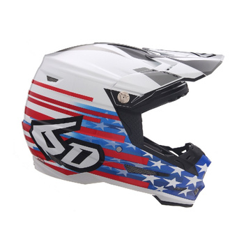 Casque 6D ATR-2 Patriot Red White Blue L