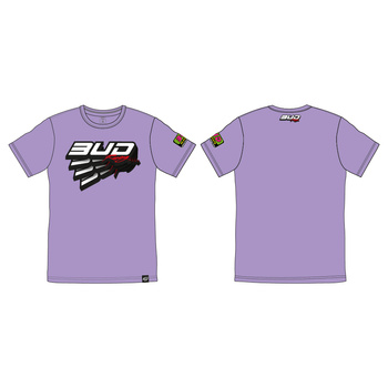 Tee Shirt BUD RACING Superpose Mauve L