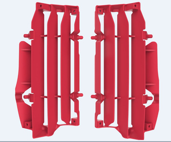 Grilles de radiateur Polisport Beta RR 2T/4T 20->Red-la paire
