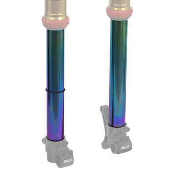 Inner fork tube Bud KYB 48 YZ/F-Beta-Sher-Stark Rainbow coated (unit)