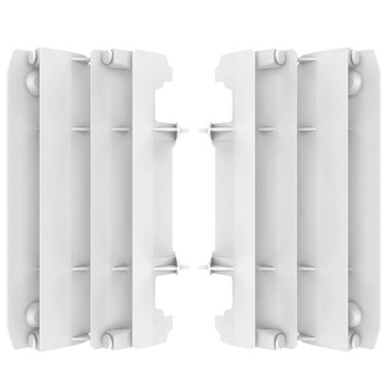 Grilles de radiateur Polisport YZ 125/250 05->white-la paire