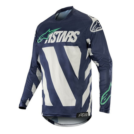 Maillot Alpinestars Racer Braap Cool Gray Dark Navy Teal  L