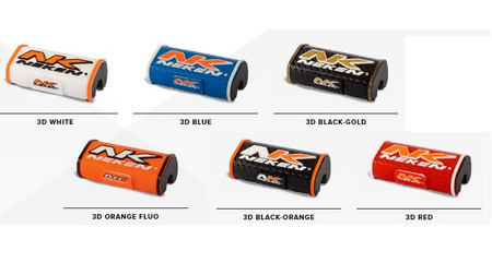Gąbka kierownicy Neken sans barre Enduro 3D Carbone Black/Orange